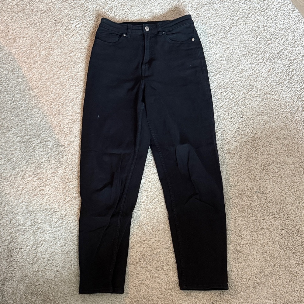 H&M Women's Black Mom Jeans